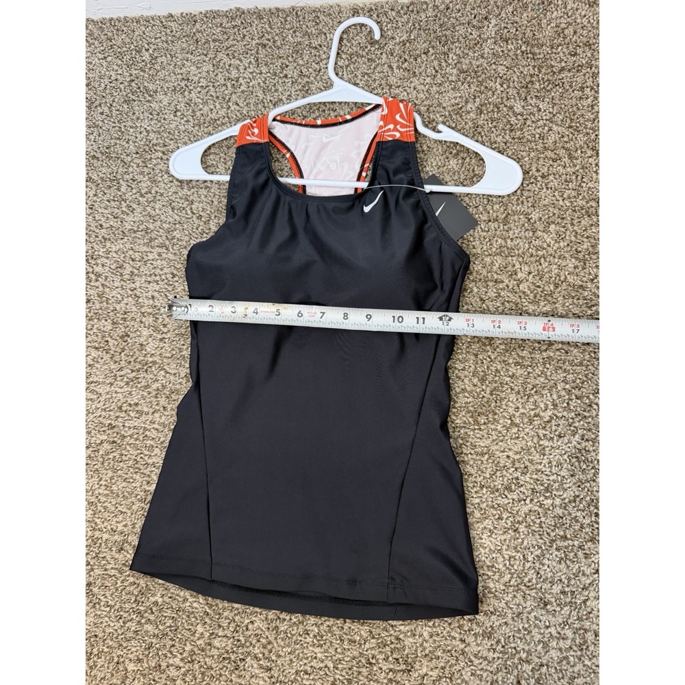 NWOT Nike Swim Top Black Size Medium NEW Zip - Picture 7 of 8